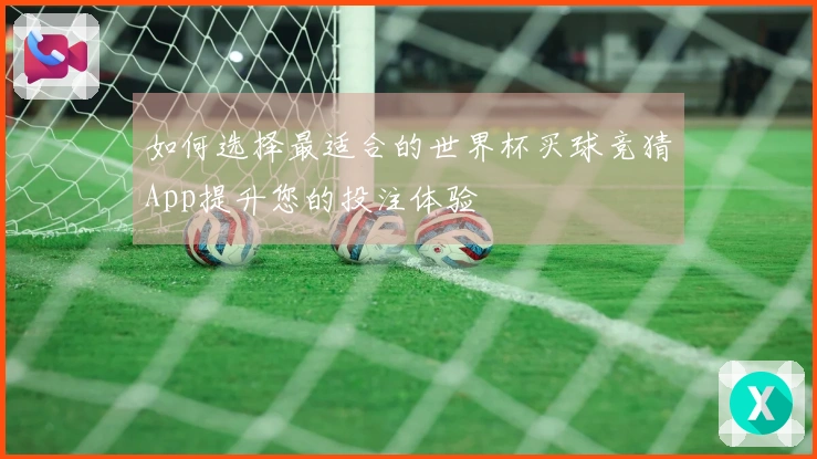 如何选择最适合的世界杯买球竞猜App提升您的投注体验